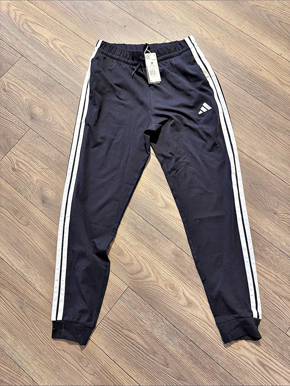 NWT Adidas Women's JOGGER Track Pants Black & White Medium